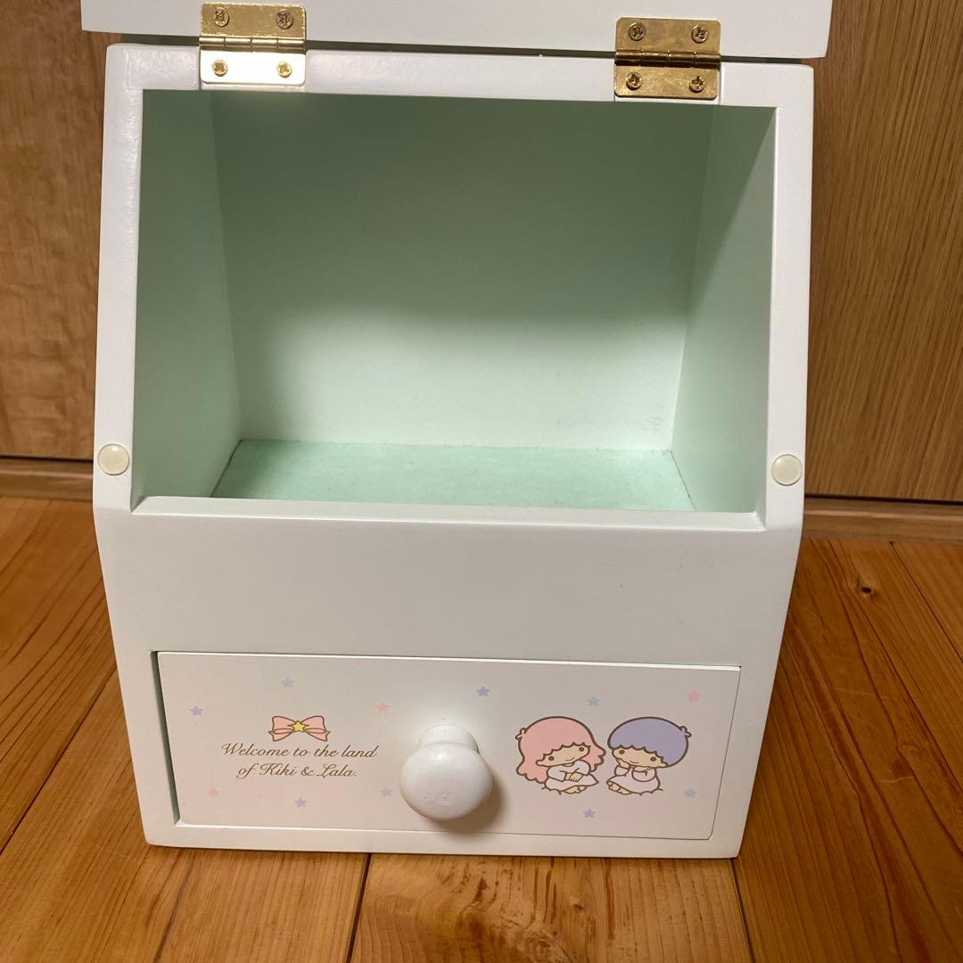 極美品】サンリオ キキララ リトルツインスターズ 木製 ドレッサー